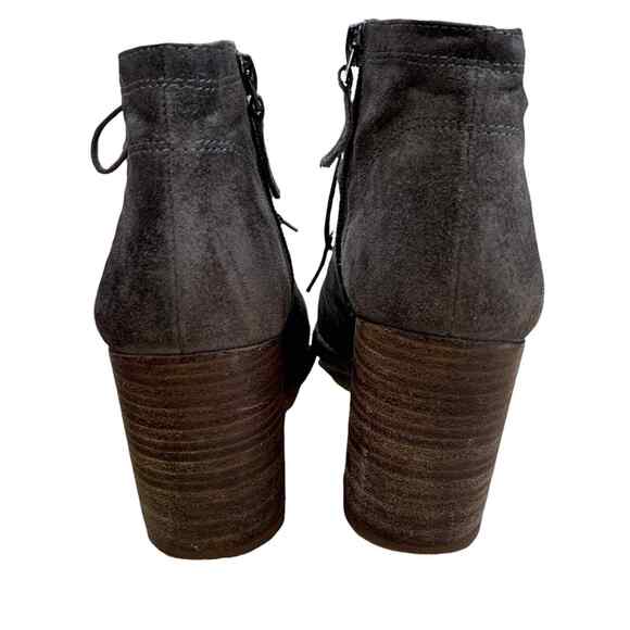 Franco Sarto shoes ankle booties and medium taupe lace up side zipper size 7.5 - Picture 6 of 8